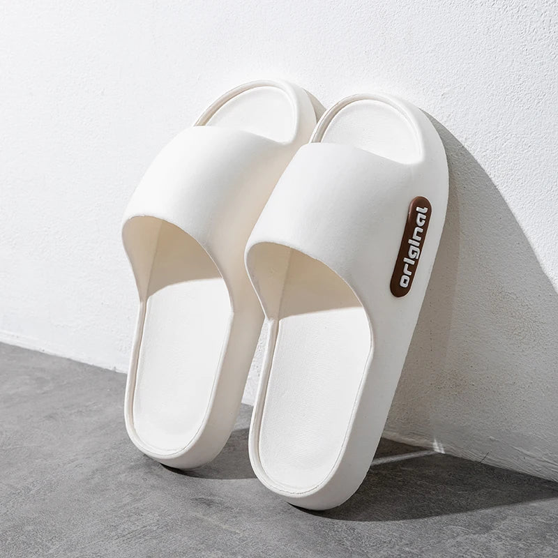 Men’s & Women’s Non-Slip Summer Slippers – Soft Bottom Indoor Bathroom Slides