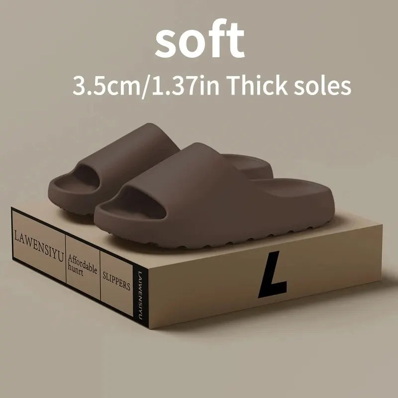 Coconut Slippers – Soft, Thick-Soled, Non-Slip Summer Sandals for All-Day Comfort