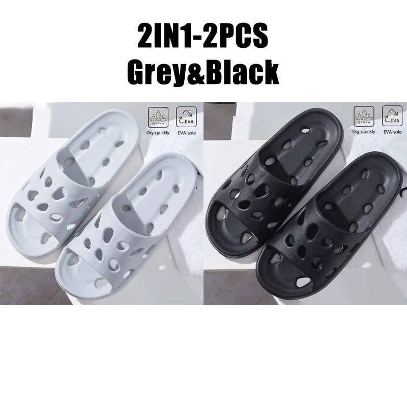 Bathroom & Beach Women’s Slippers – Lightweight, Non-Slip Flip Flops for Pool & Swimming