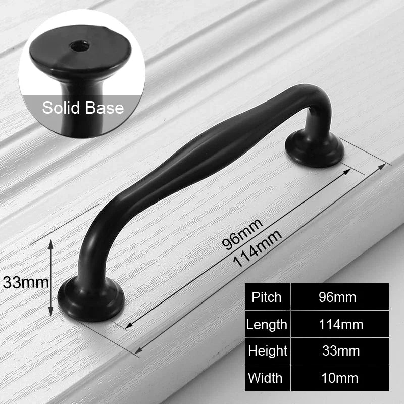 Black Cabinet Handles & Knobs – Modern Drawer Pulls, Cupboard & Kitchen Furniture Hardware
