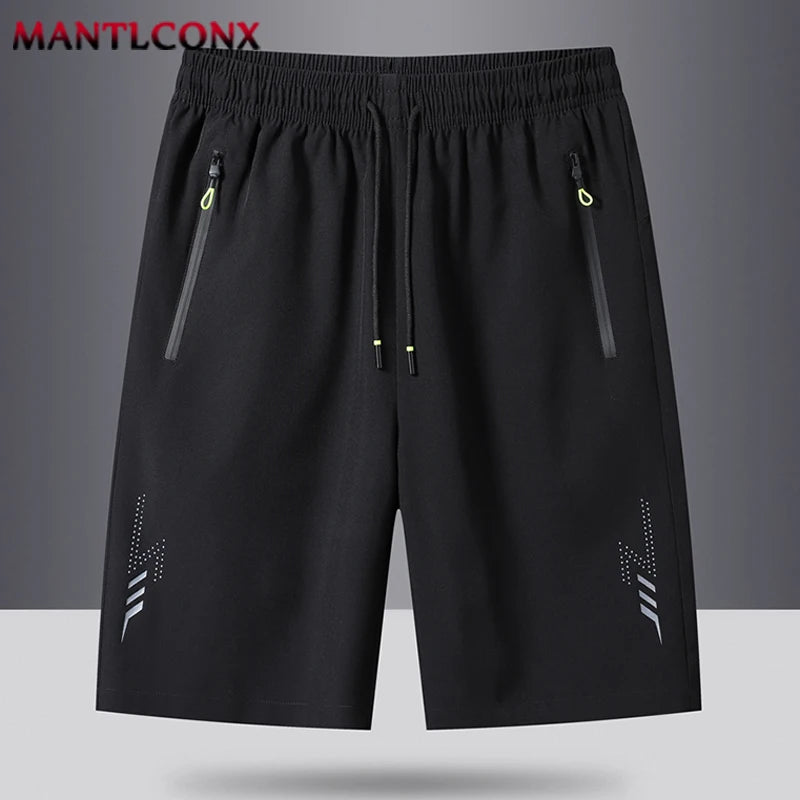 Men’s Summer Sports Shorts – Casual Running, Gym & Training Bottoms (Black/Gray)