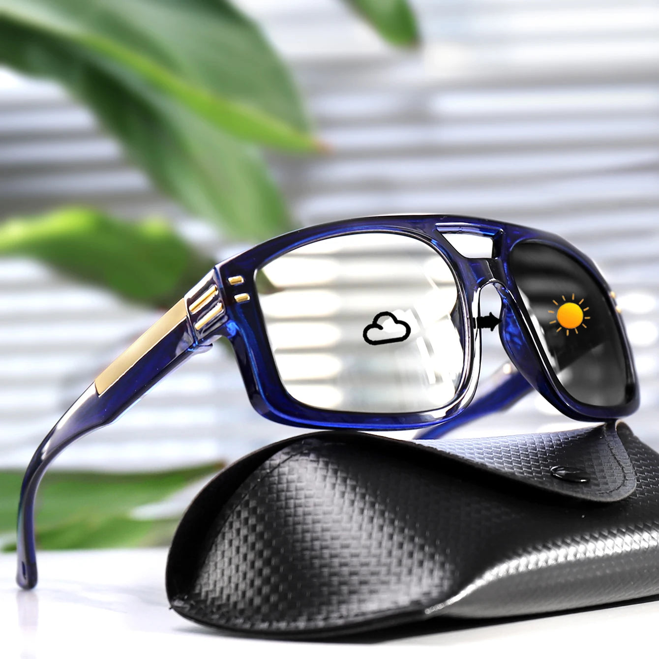 Photochromic Square Sunglasses – Casual Outdoor Sports