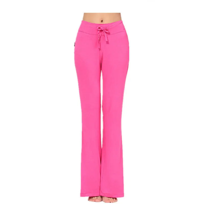 Women’s High-Waist Flare Yoga Leggings – Seamless Push-Up Workout Pants