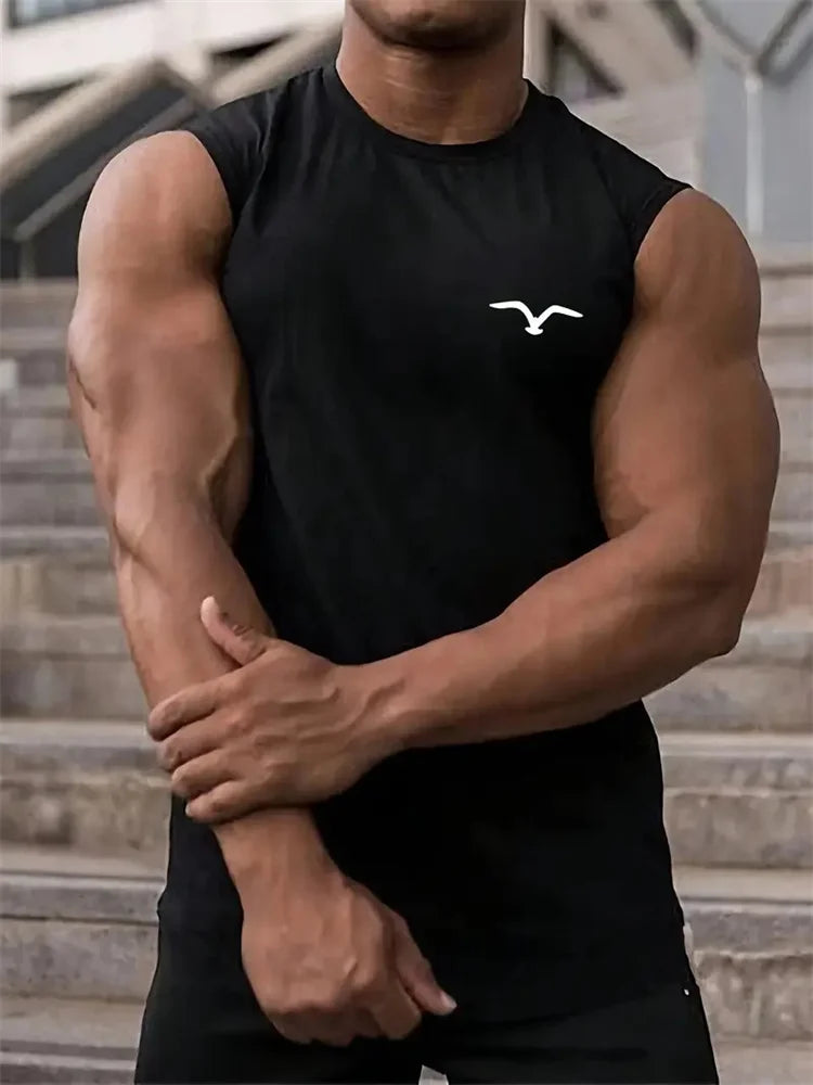 Men's Summer Mesh Vest – Quick-Dry, Breathable, Sleeveless Fitness Shirt