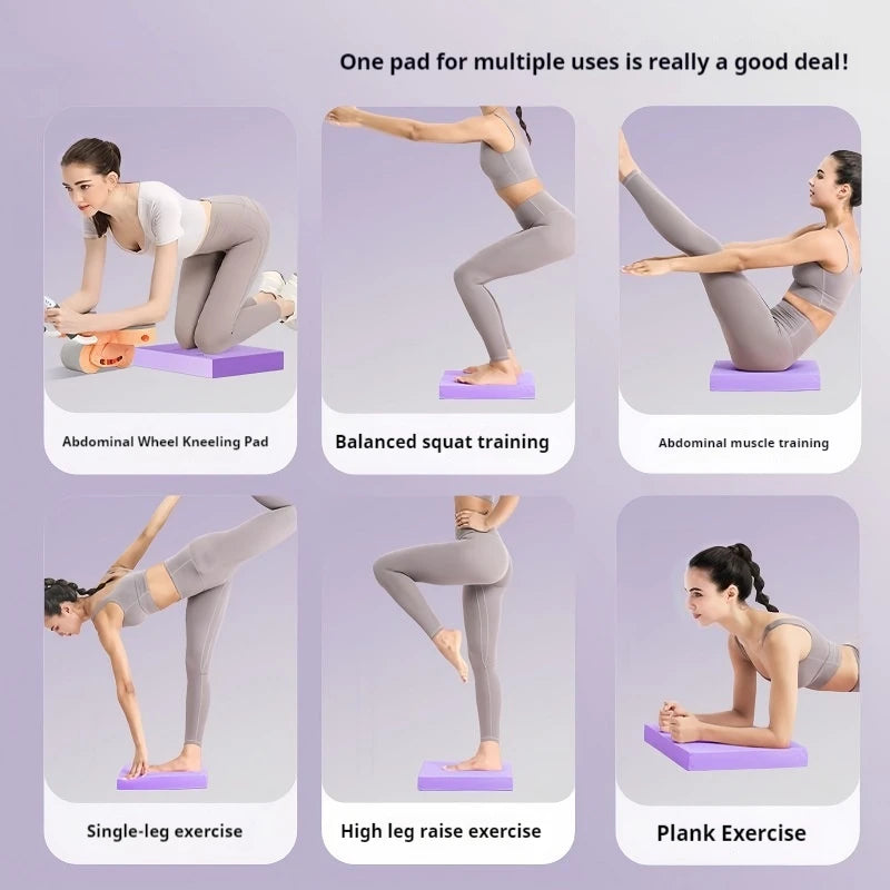 Thick Yoga & Workout Mat – Non-Slip Pilates & Gym Pad