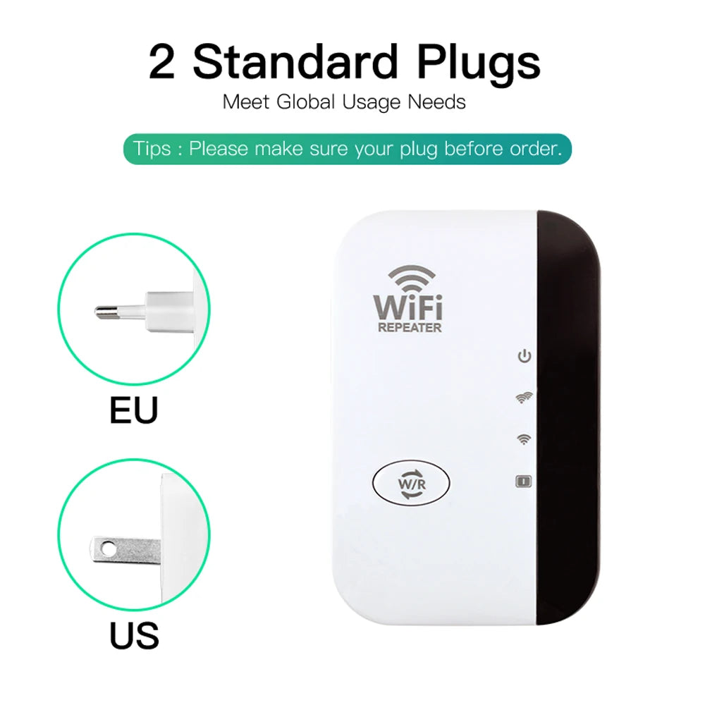 FENVI 300Mbps Wi-Fi Repeater – 802.11N Wireless Signal Booster