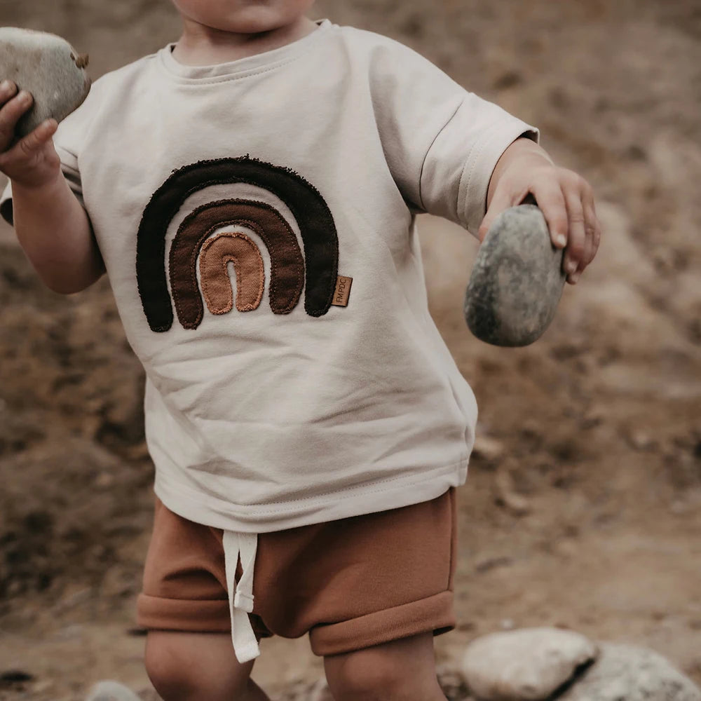 2024 Summer Infant Rainbow Cotton T-Shirts for Toddlers Boys & Girls