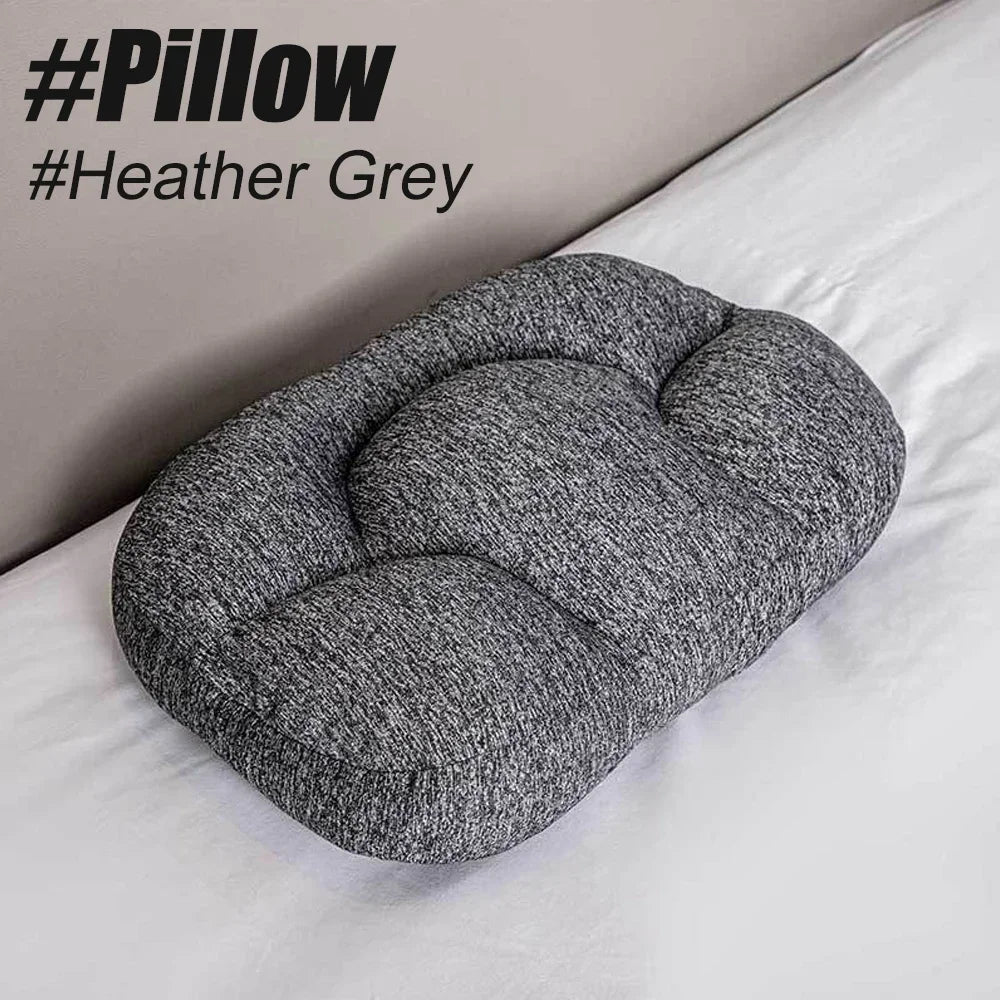 Egg-Shaped Memory Foam Neck Pillow – Soft Orthopedic Butterfly Cushion