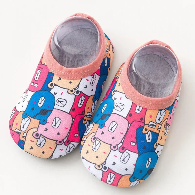 Kids Cartoon Anti-Slip Water Shoes – Summer Pool & Beach Swim Socks.
