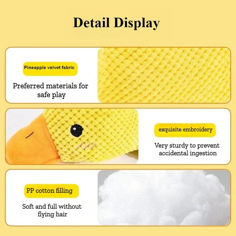 Durable Plush Dog Toys – Squeaky Chew-Resistant Puppy Teething Toy, Interactive Self-Entertaining Boredom Relief for Small & Medium Dogs