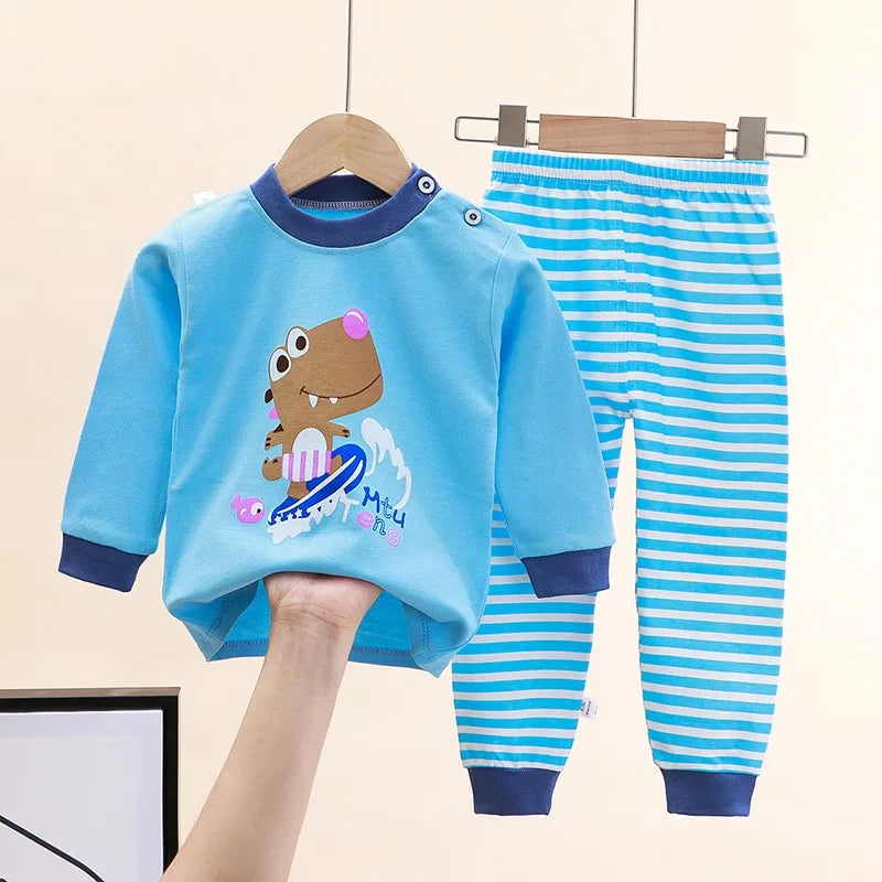 Baby Pajama Set – Pure Cotton, Comfortable Home Outfit