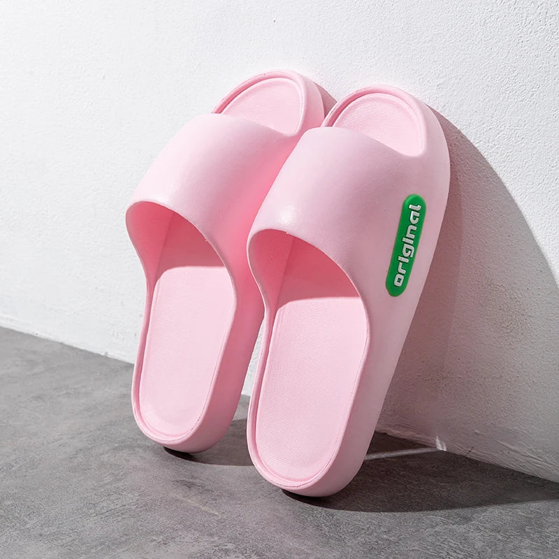 Men’s & Women’s Non-Slip Summer Slippers – Soft Bottom Indoor Bathroom Slides