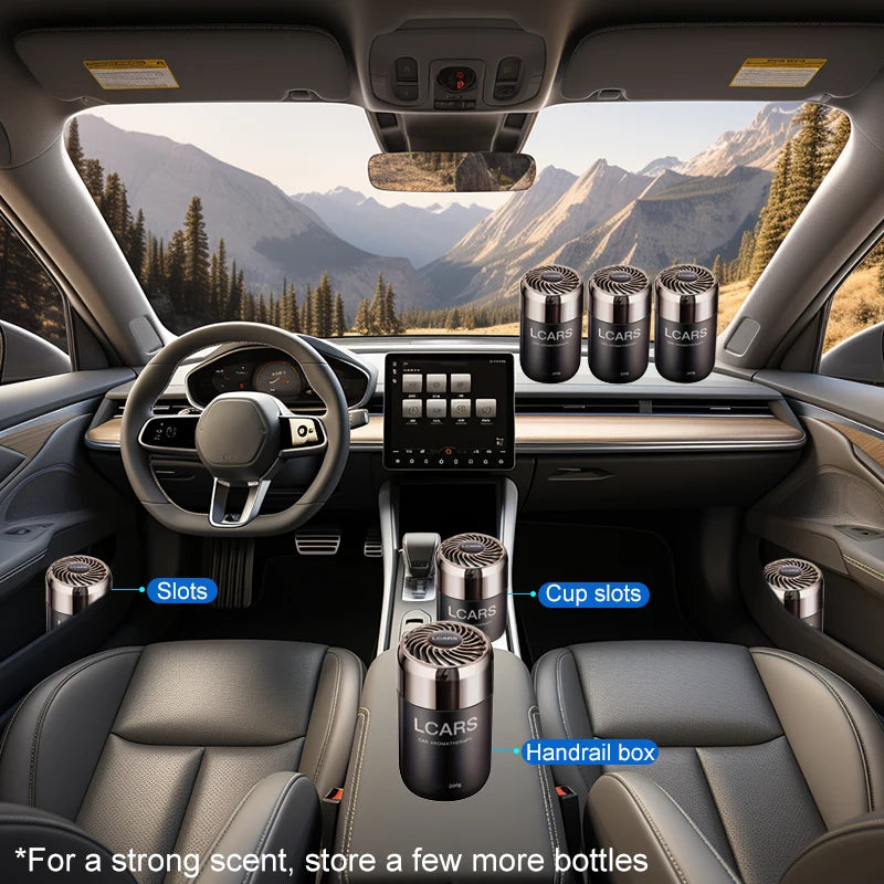 Elegant Car Diffuser with Gentle Perfume – Luxury Scented Wax Balm for Auto, Home, and Office, Long-Lasting Fresh Aroma