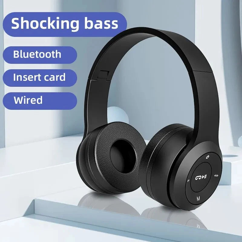 Air P47 TWS Bluetooth Earbuds – Stereo Music Headset with Mic for Android & iPhone
