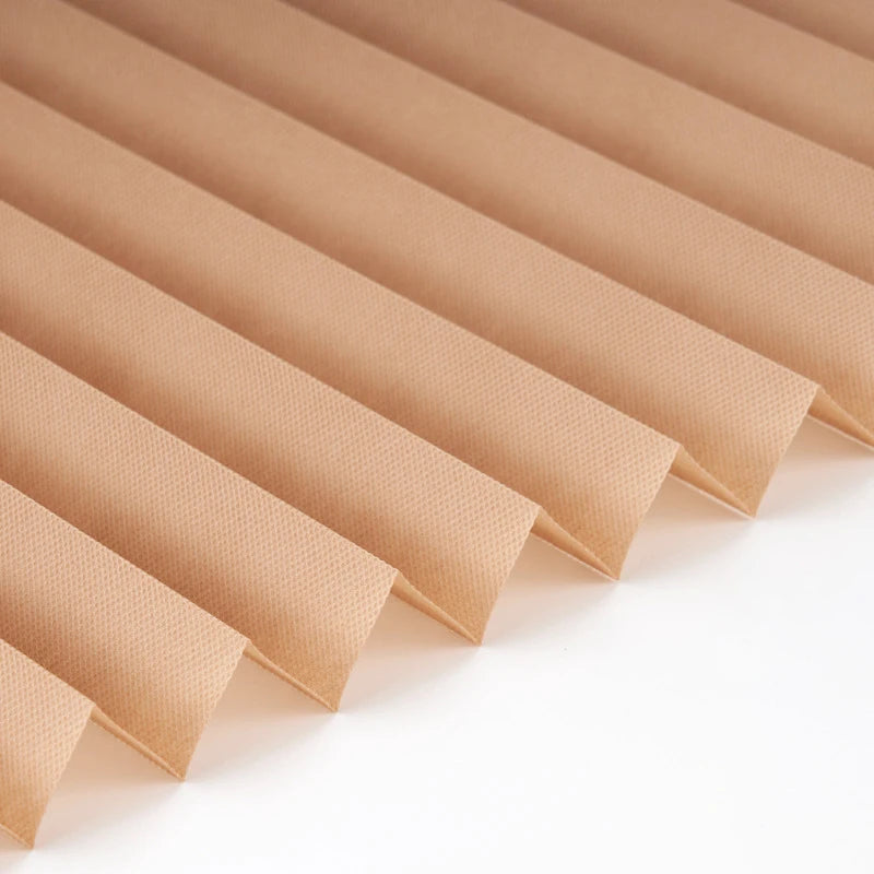 Adhesive Pleated Window Shades – Non-Woven Blackout Zebra Blinds .