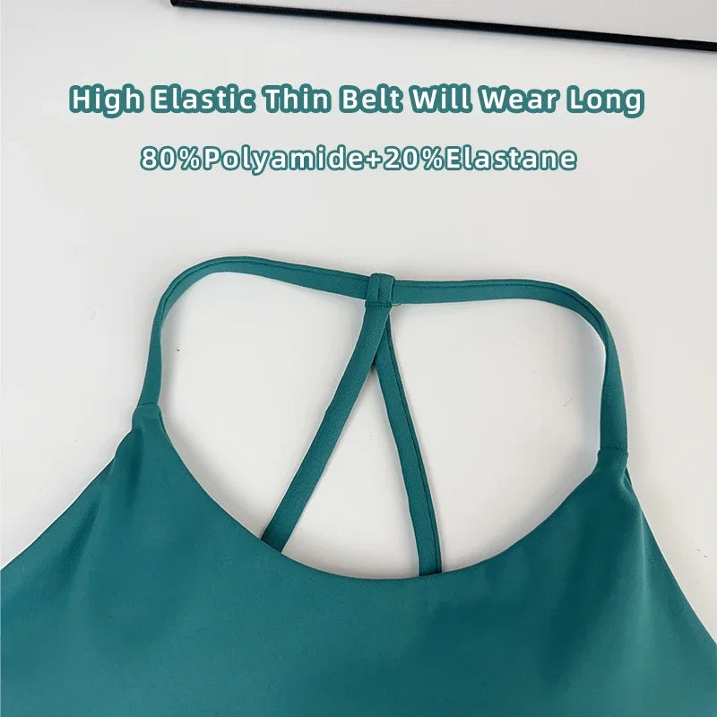 Women’s Sports Bra Top – Shockproof, Quick-Dry Gym Crop for Yoga, Running & Fitness