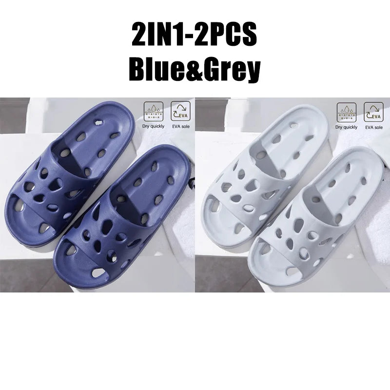 Bathroom & Beach Women’s Slippers – Lightweight, Non-Slip Flip Flops for Pool & Swimming