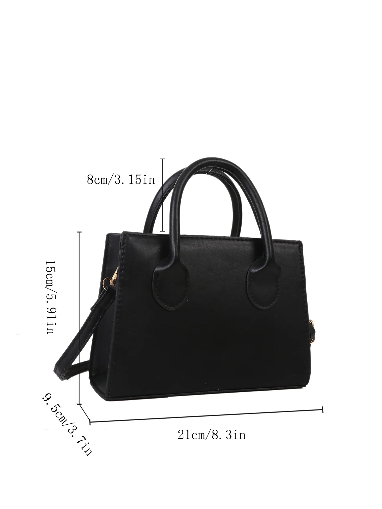 PU Leather Crossbody Tote Bag — Women’s Large-Capacity Travel Shoulder Handbag, Casual Luxury Design