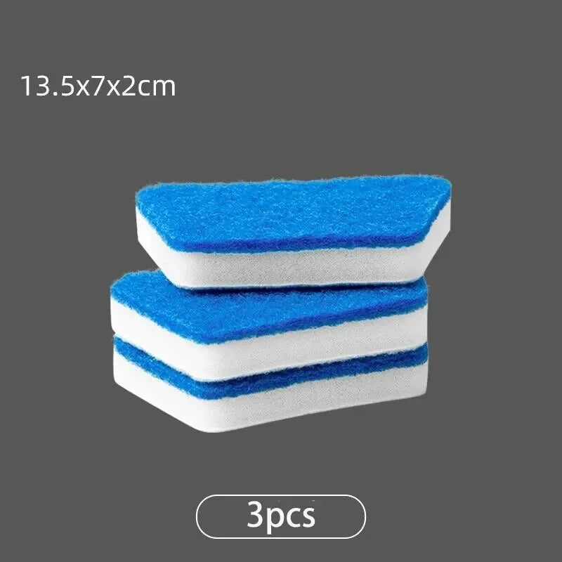 1 Set Long Handle Multi-Functional Cleaning Sponge – Removable Brush for Bathroom, Bathtub, Tiles, and Floor