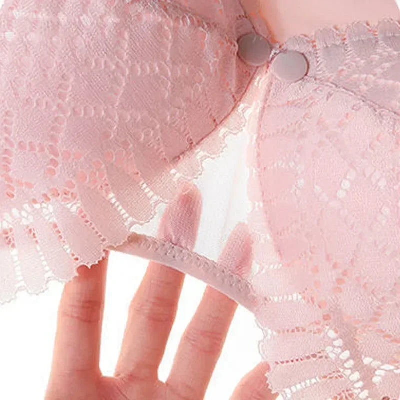 Front Button Nursing Bra – Adjustable Maternity Breastfeeding Bra