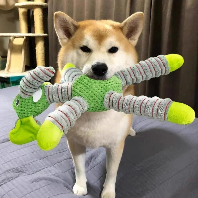 Plush Dog Toy – Cute Chew & Interactive Toy for Small and Medium Dogs