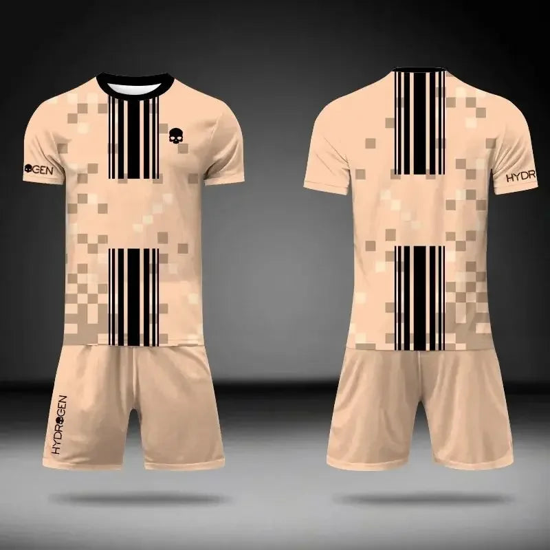 Summer Sports Two-Piece Set – Breathable T-Shirt & Shorts Outfit