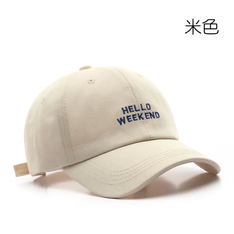 Spring/Autumn Baseball Cap/Hat– Unisex Hip Hop Snapback with Letter Embroidery
