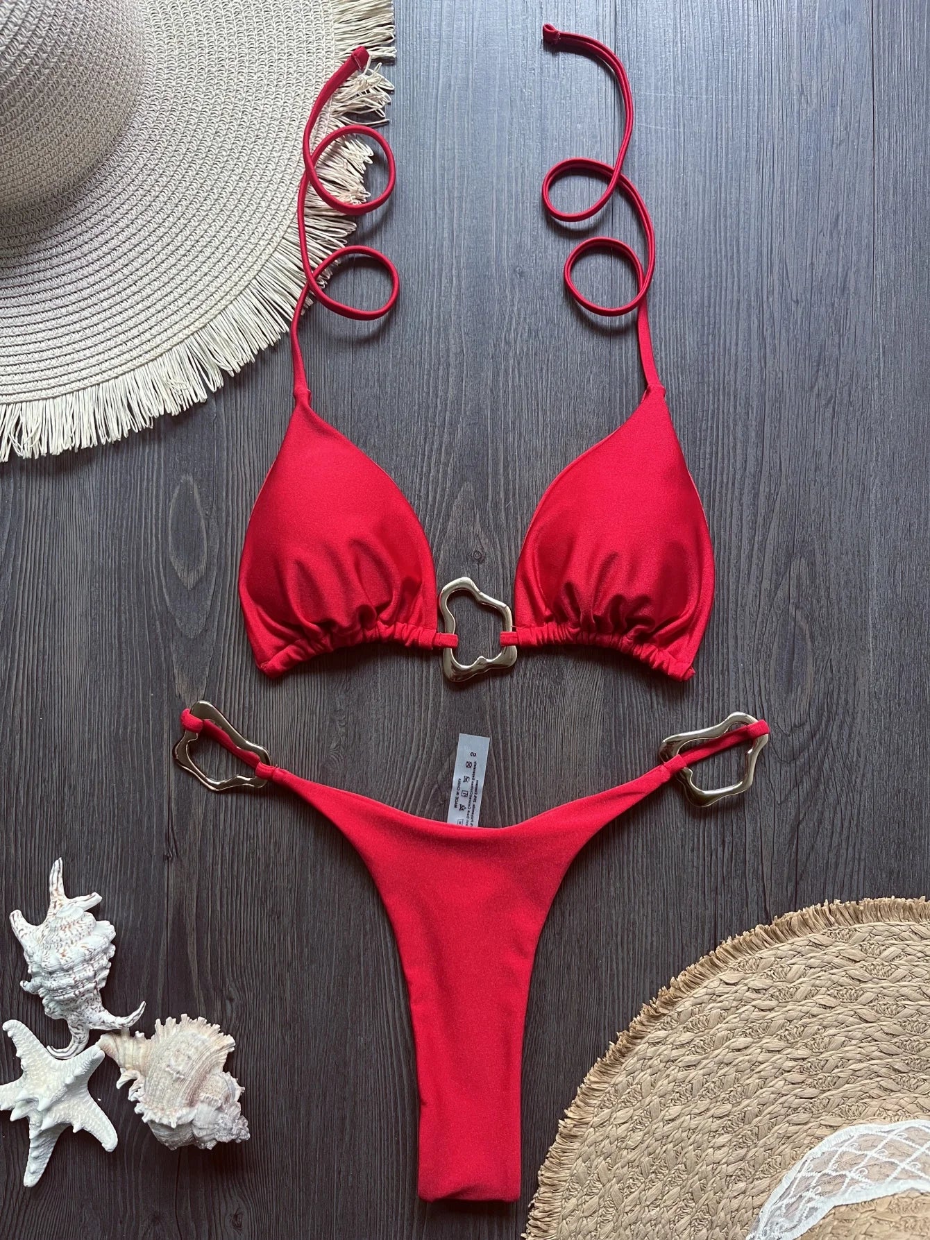 Sexy Halter Micro Bikini Set – Brazilian Thong Swimwear 2025