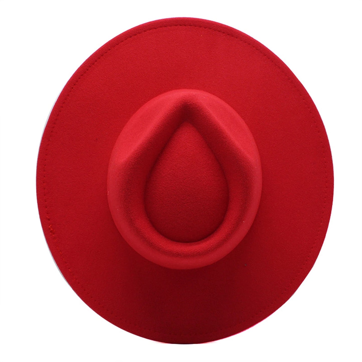 Women’s Vintage Felt Fedora – Wide Brim British Style Hat.
