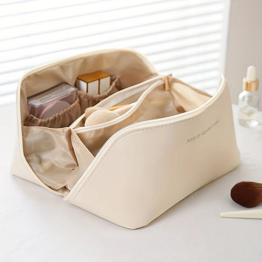 Makeup Organizer Toiletry Kit Bag — Luxury Cosmetic Storage Pouch & Travel Organizer Case for Women