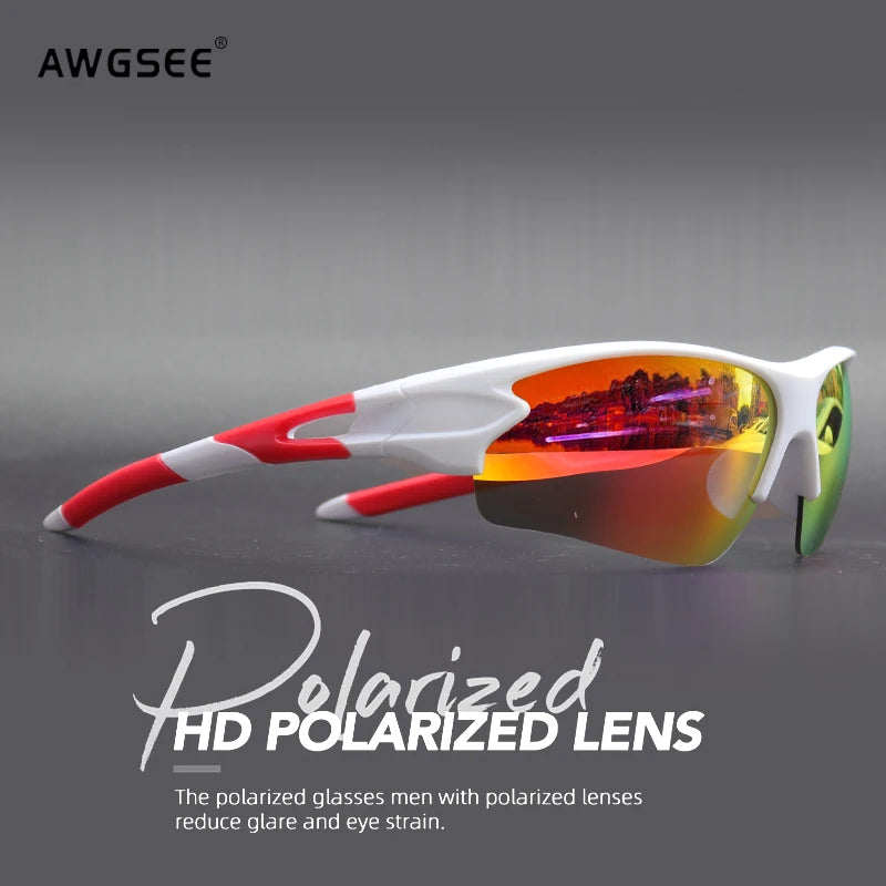 Unisex Sports Sunglasses – Semi-Rimless