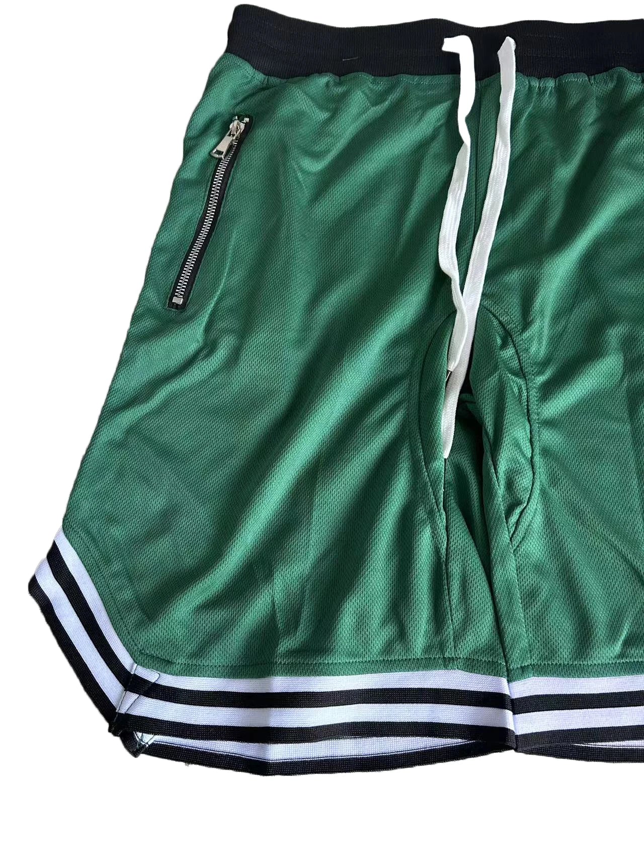 Men's Quick-Dry Sports Shorts – Breathable, Zipper Pockets, Drawstring, Loose Fit