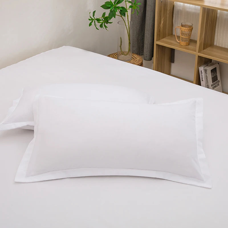 Soft Solid Color Flat Bed Sheet – Single, Double, Queen, or King Size