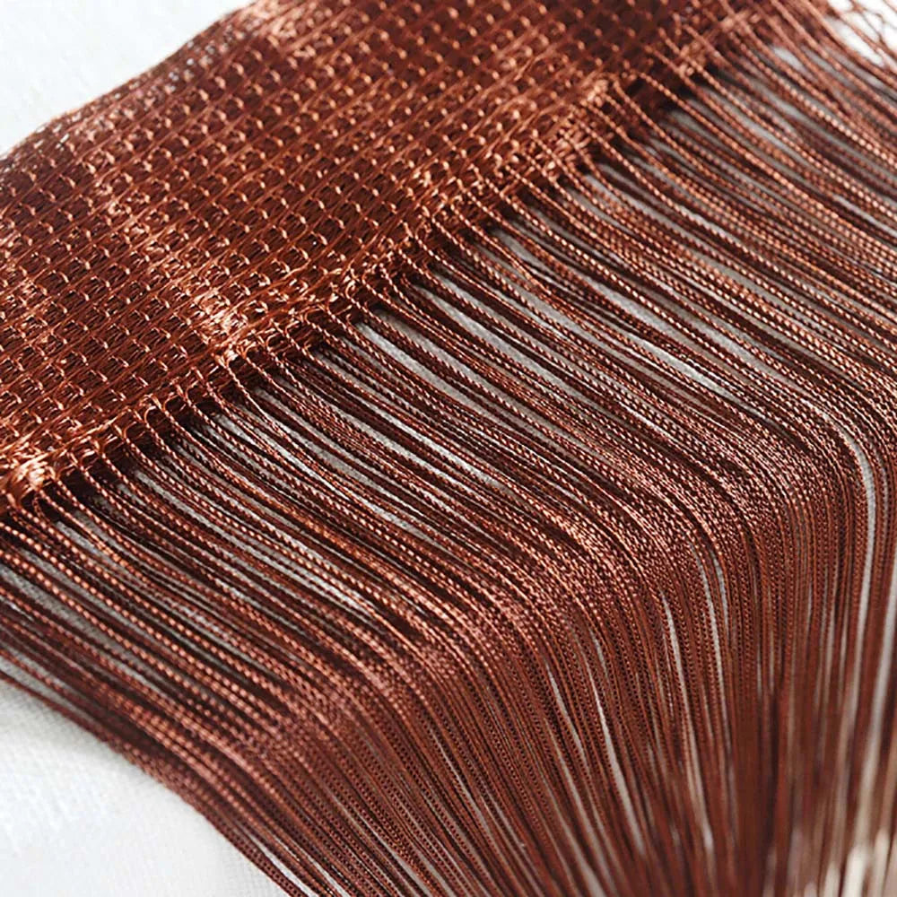 Tassel Thread Curtain 50x200cm – Decorative Panel for Door, Window, or Room Divider