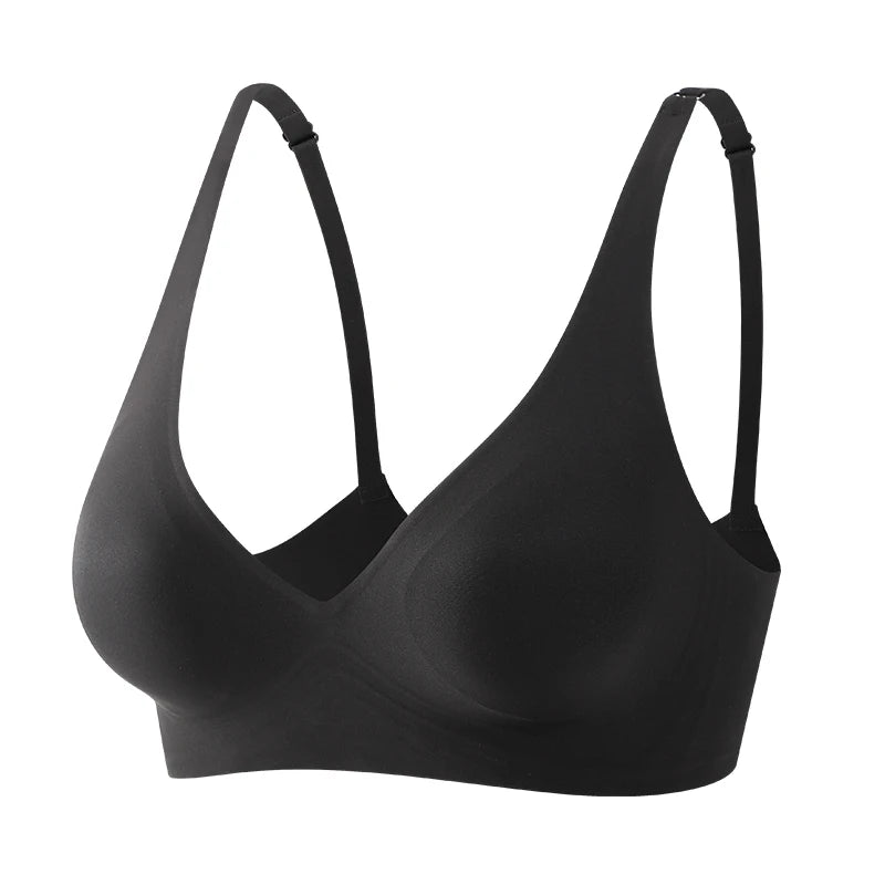 Women’s Seamless Wire-Free Push-Up Bra – Soft & Breathable