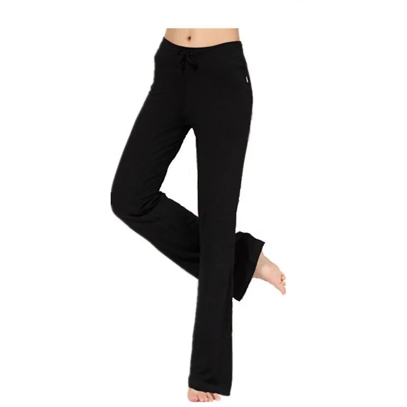 Women’s High-Waist Flare Yoga Leggings – Seamless Push-Up Workout Pants