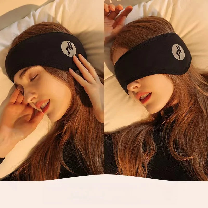 2-in-1 Noise-Reducing Sleep Mask with Adjustable Earplugs – Travel & Nap Earmuffs