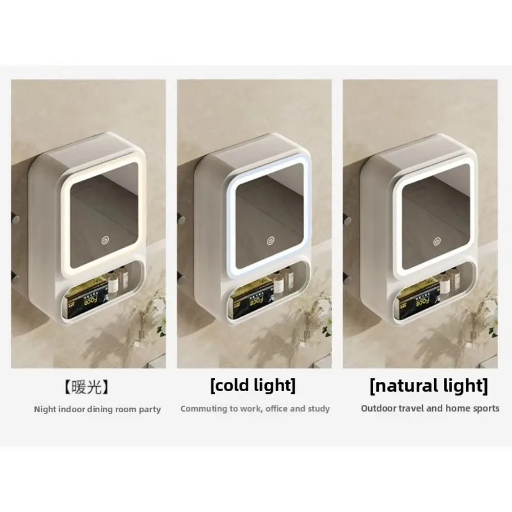 No-Drill Bathroom Shelf – Wall-Mounted Shower & Cosmetics Organizer