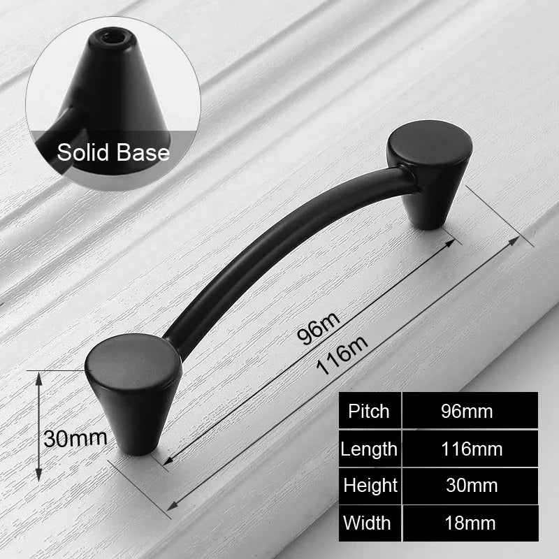 Black Cabinet Handles & Knobs – Modern Drawer Pulls, Cupboard & Kitchen Furniture Hardware