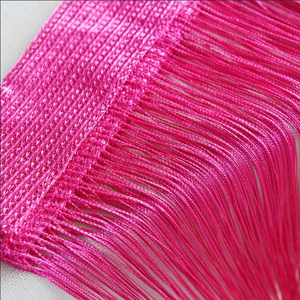 Tassel Thread Curtain 50x200cm – Decorative Panel for Door, Window, or Room Divider