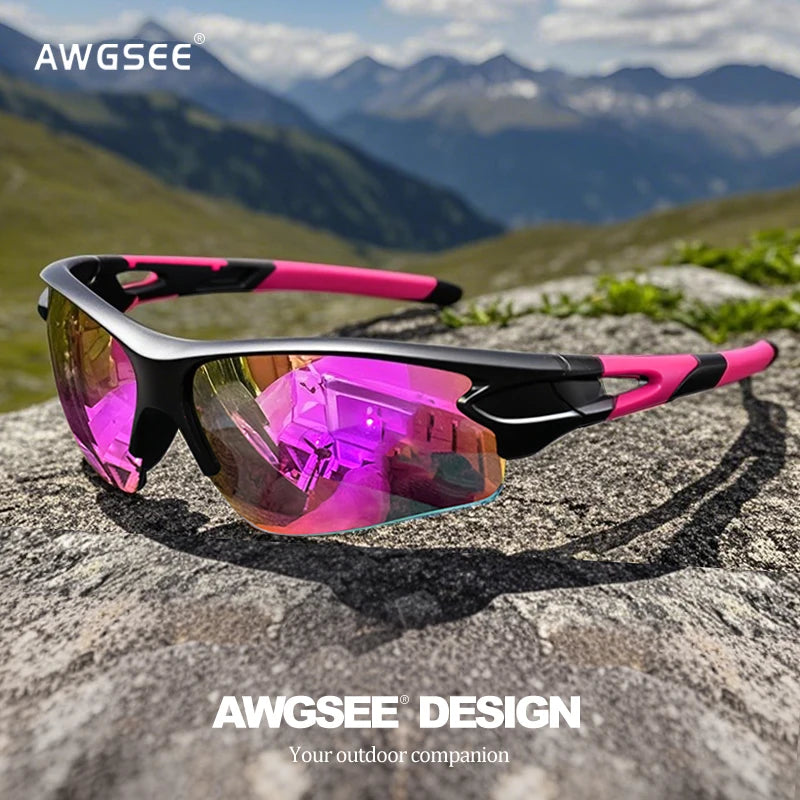 Unisex Sports Sunglasses – Semi-Rimless