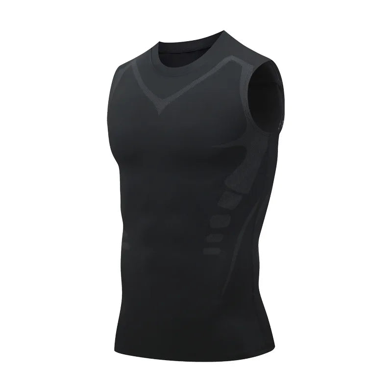 Men's Quick-Dry Compression Tank Top – Fitness, Basketball, Running