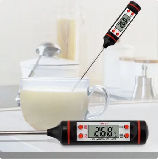Digital Kitchen Food Thermometer – Probe for Baking, Liquids & Grilling