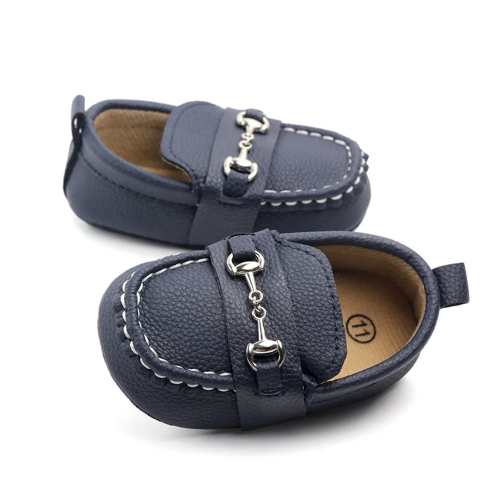 Baby Slip-On Shoes — Soft PU & Cotton, Unisex Newborn, Spring/Autumn