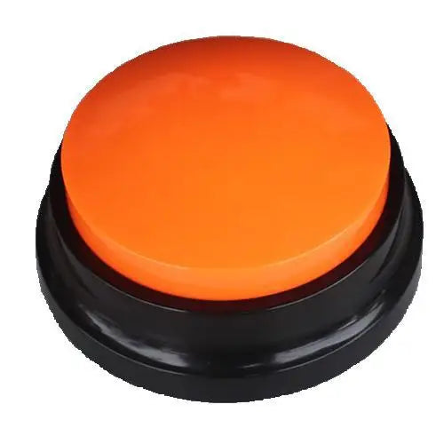 Voice Recording Button — 30s Record & Playback Pet Training Buzzer, Talking Dog Communication Buttons