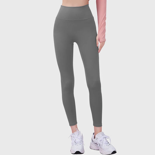 High-Waist Cross Back Seamless Yoga Leggings