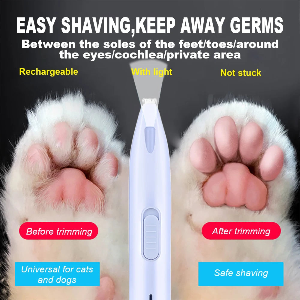 Electric Dog & Cat Hair Trimmer – Professional Pet Grooming Tool