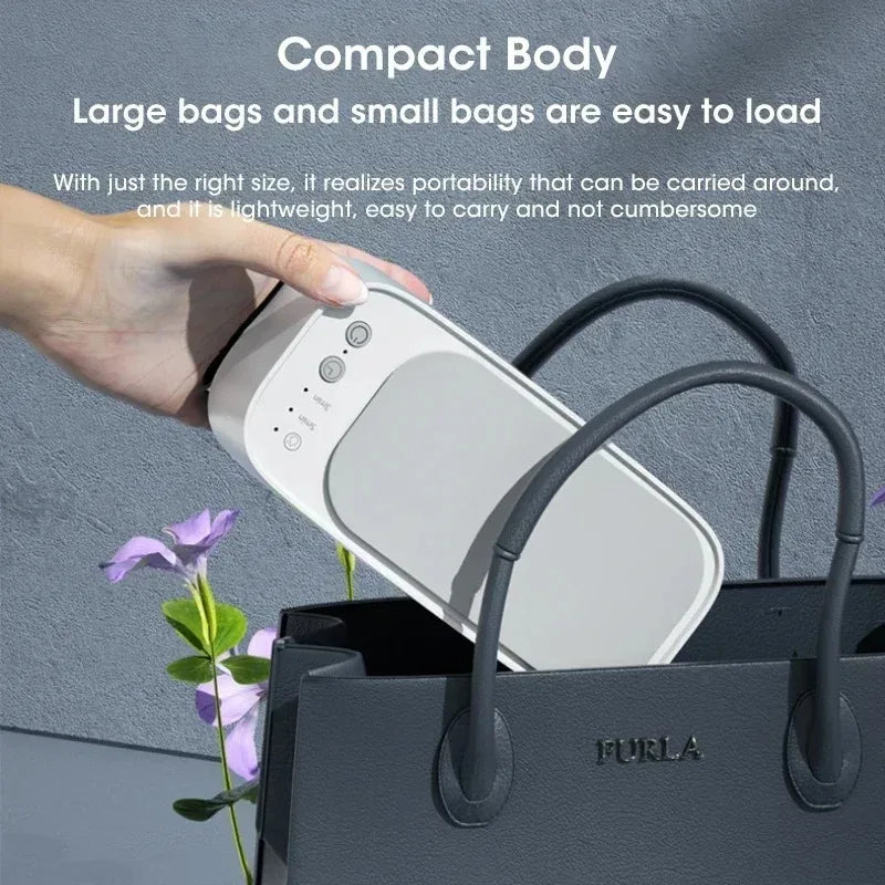 Mini Ultrasonic Jewelry & Glasses Cleaner – 3-Speed Smart Vibration Cleaner