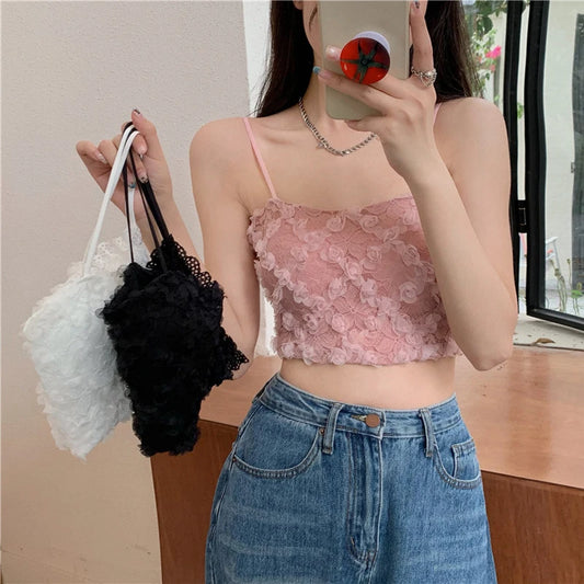 Women's Summer Off-Shoulder Crop Top – Printed, Backless, with Bra Pad