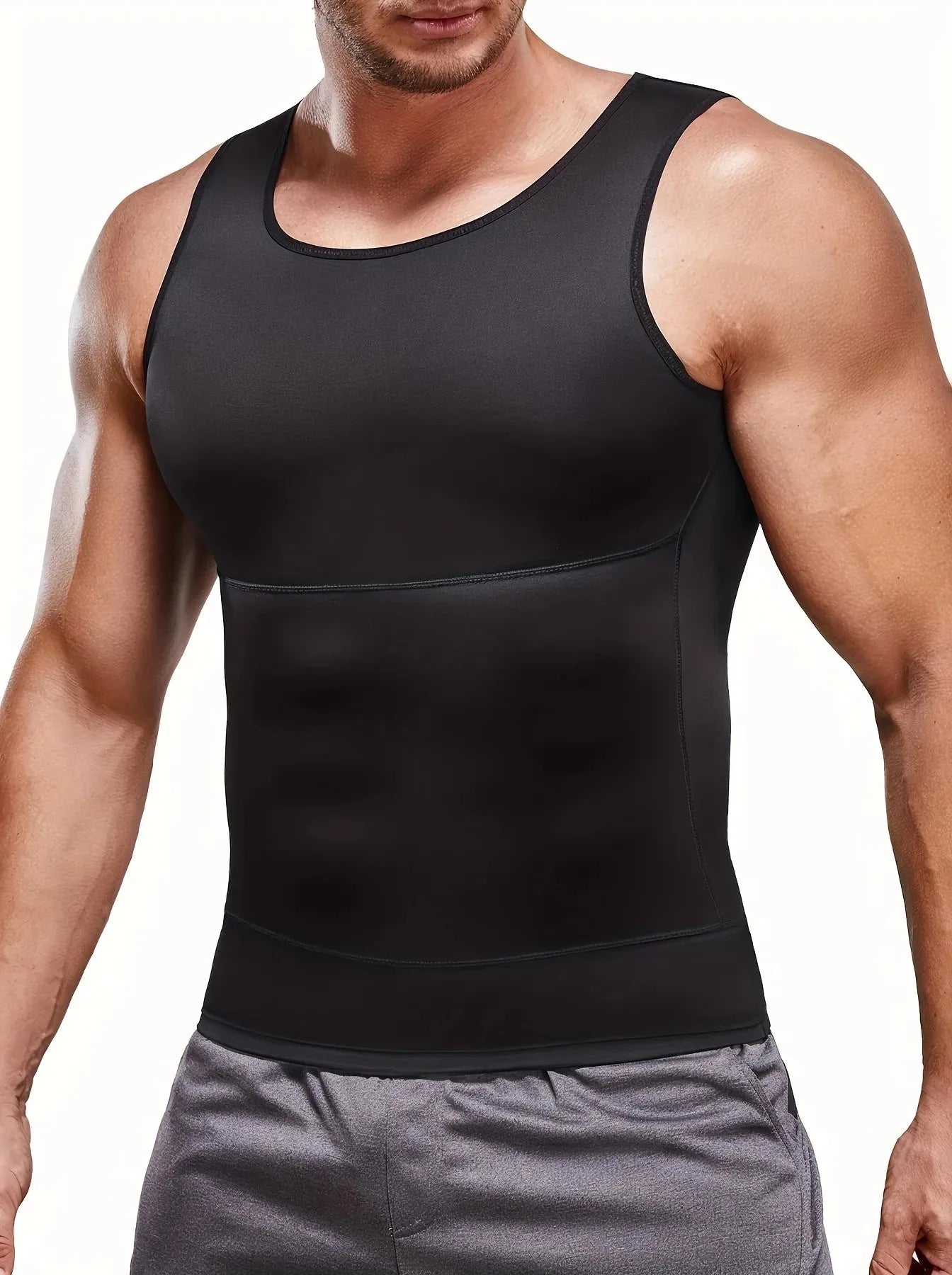 Men's Quick-Dry Compression Tank Top – Fitness, Basketball, Running